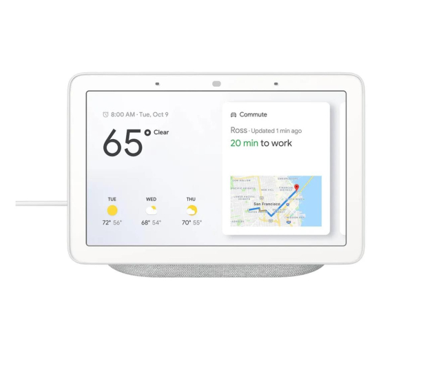 GOOGLE Nest Hub 2 biały - 670612 - zdjęcie